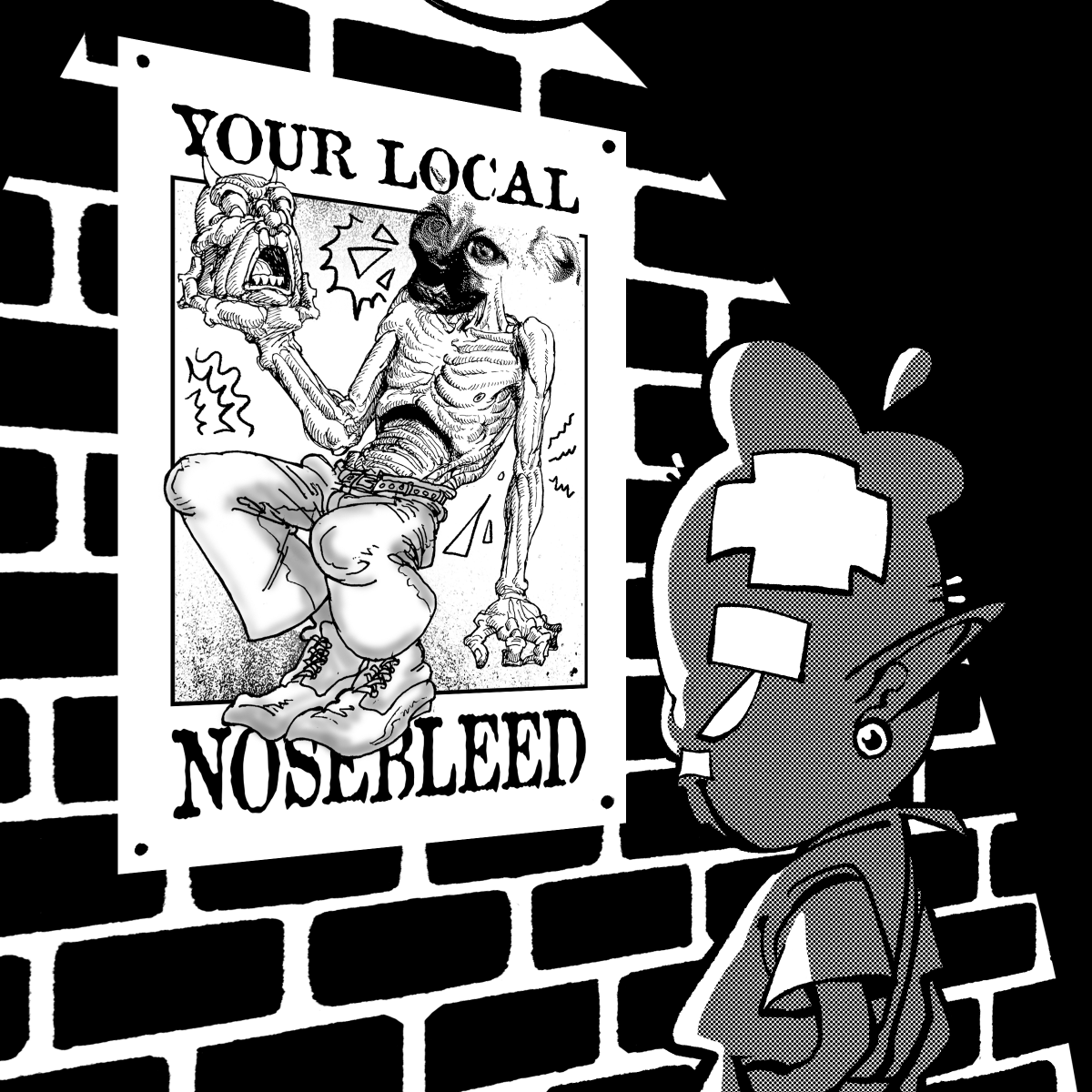 nosebleedmag's tweet photo. 1. strange posters are showing up in columbus... https://t.co/vOO0I28T43