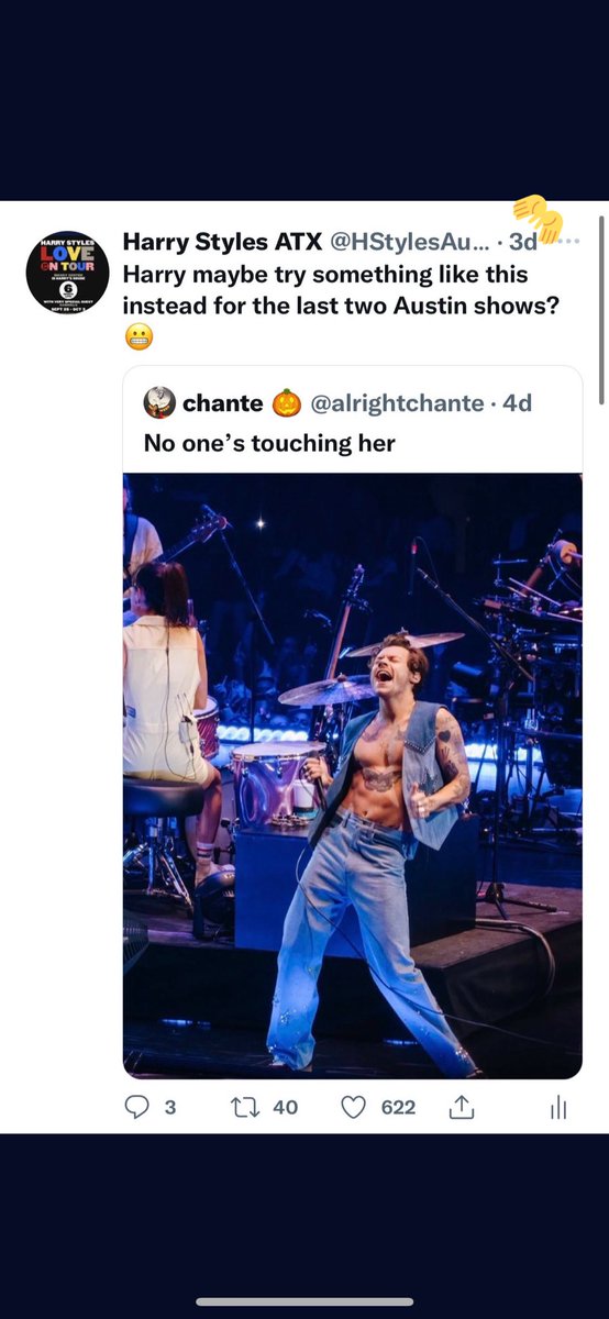 Harry Styles ATX tweet media
