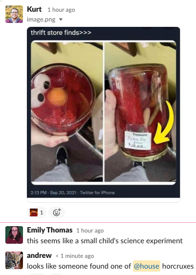 One thing I'll miss from the BNR slack is the commitment to good humor. This is likely the funniest (and funny because its true???) things posted recently.