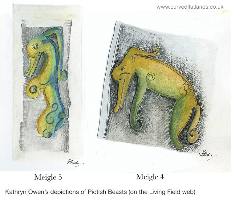 They stalked the croplands a 1000 years ago! Nothing else like them - a global heritage. My faves are the Meigles - the smiley one and the grumpy one. Thanks to KO.