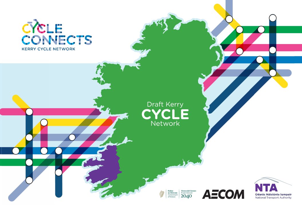 kerrycyclingcam's tweet photo. Consultation has opened on #CycleConnects: Ireland’s Cycle Network with a deadline for submissions of the 11th of November.
It includes a county cycle network for #Kerry as well as details of urban cycle networks from #Tralee and #Killarney.
https://t.co/wJeWfQQ6nX https://t.co/sxTNA13YGo