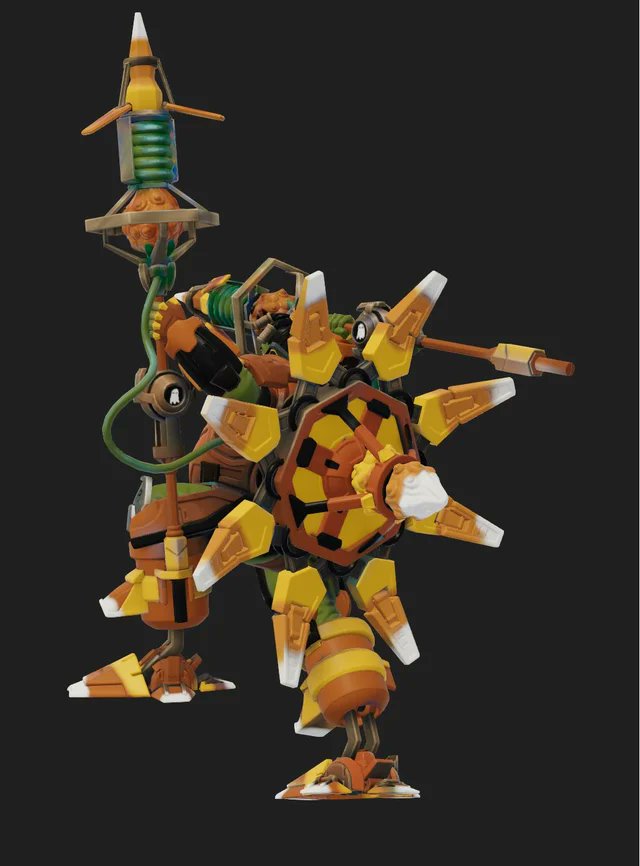 MB_Fan_Art's tweet photo. Let's keep this Moonbreaker #spooktober theme going!
Another #amplifierbitol #fanskin ready to give your crew the sugar rush it needs!
The question is...candy corn...delicious or colored wax?
Follow us for more #moonbreakerart #minipainting #fanart #gaming and #spooky stuff. https://t.co/lHKvTmTVgE