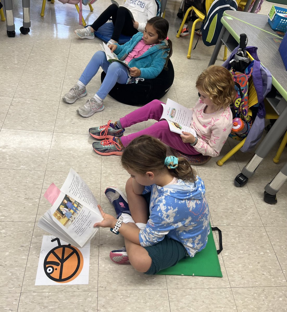 Reading Workshop:thinking about story elements. Starting with getting to know the main character.