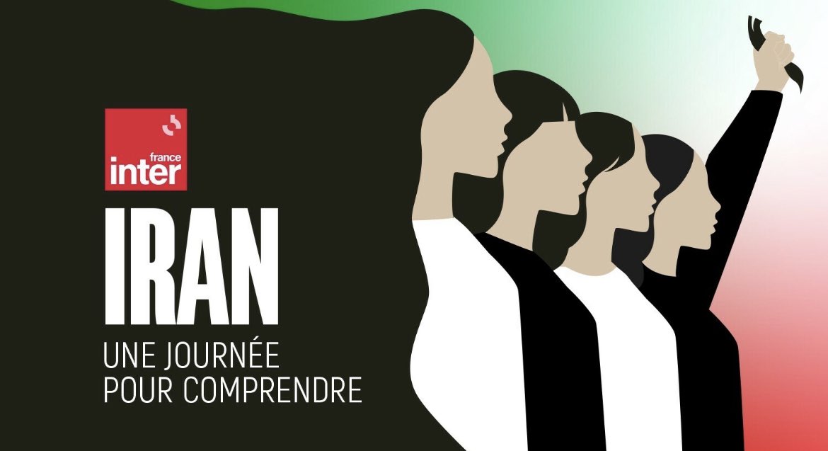 Demain mercredi 5 octobre :
Une journée de solidarité avec les femmes iraniennes, grâce au travail de la rédaction de <a href="/franceinter/">France Inter</a> 
Merci à tous ceux qui rendent cette journée possible <a href="/CNayl/">Catherine Nayl</a> <a href="/BrunoDuvic/">Bruno Duvic</a> <a href="/LeaSalame/">Léa Salamé</a> <a href="/ndemorand/">Nicolas Demorand</a> <a href="/MathildeMunos/">Mamu</a> <a href="/FabSintes/">Fabienne Sintes</a>