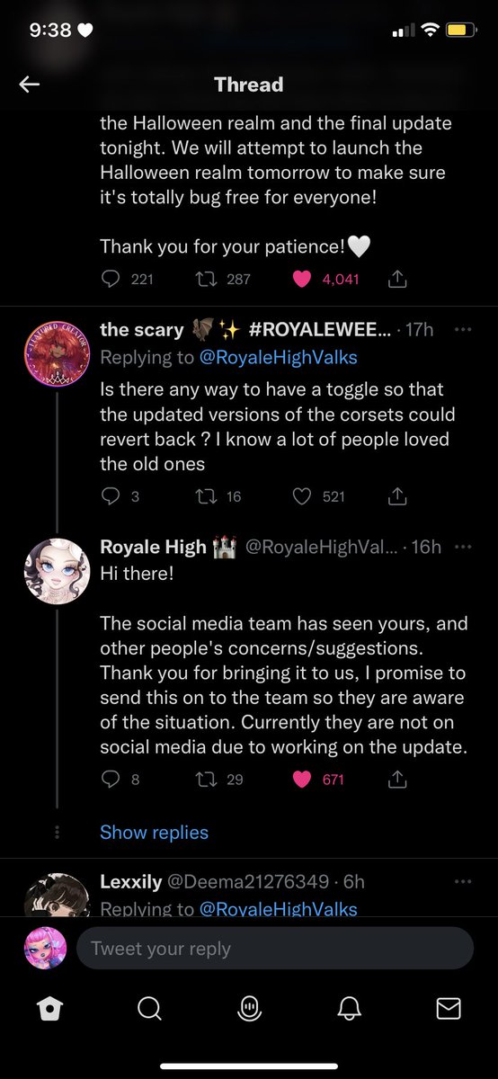 millie_royale's tweet photo. can yall royale high players stop complaining for 5 minutes now? How did none of u see this??? #royalehigh #royaleween https://t.co/B5153EXPF6