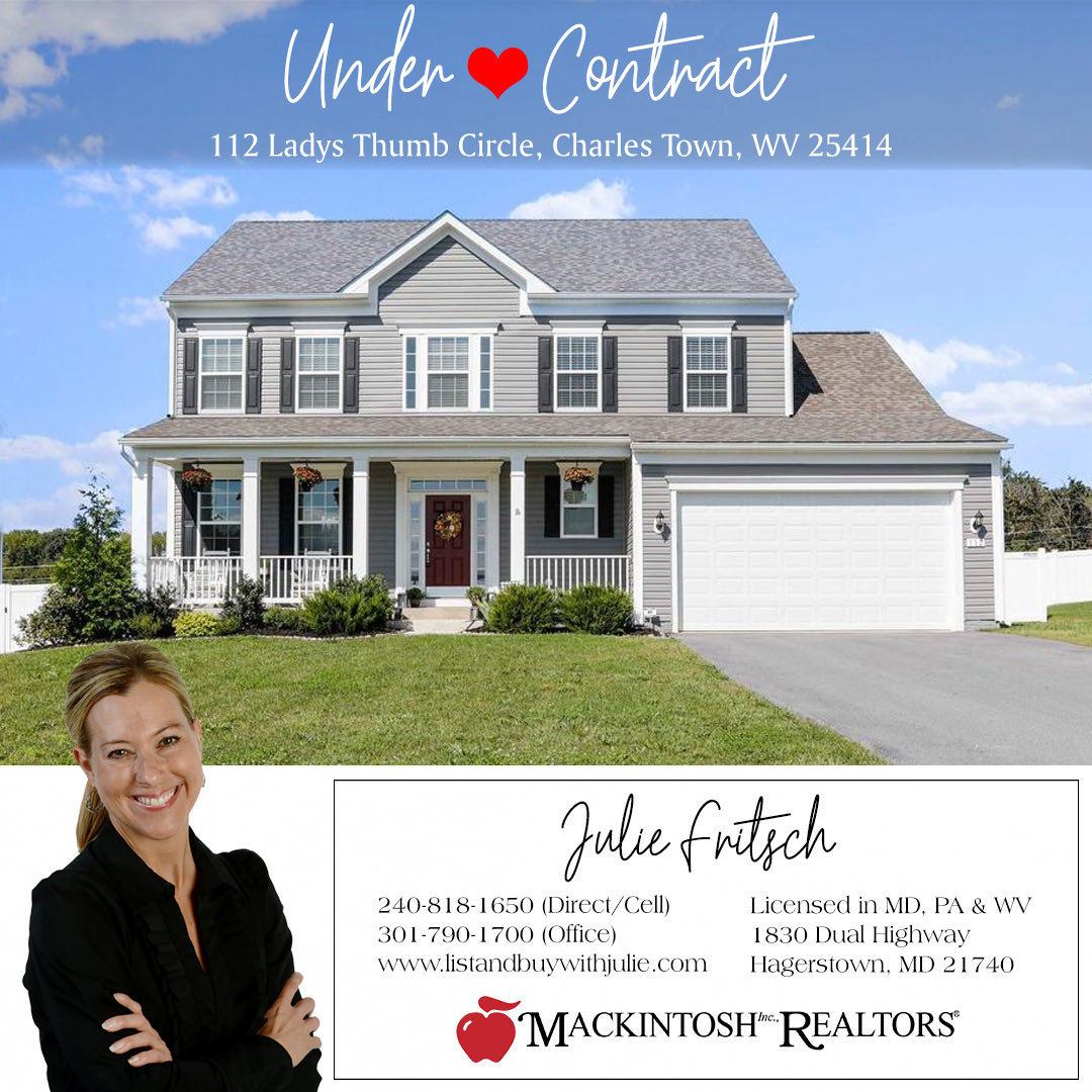 homeswithjulie's tweet photo. This beauty is UNDER CONTRACT! Congratulations to my excited buyers! #undercontract #charlestownwv #JeffersonCounty #whatastunner #isellhomes #realtor #sellingthetristate #mackintoshrealtors #buyersagent #sellingagent #sellinghomes #fallhousingmarket #themarketisstillhot https://t.co/YfZAKCAI68