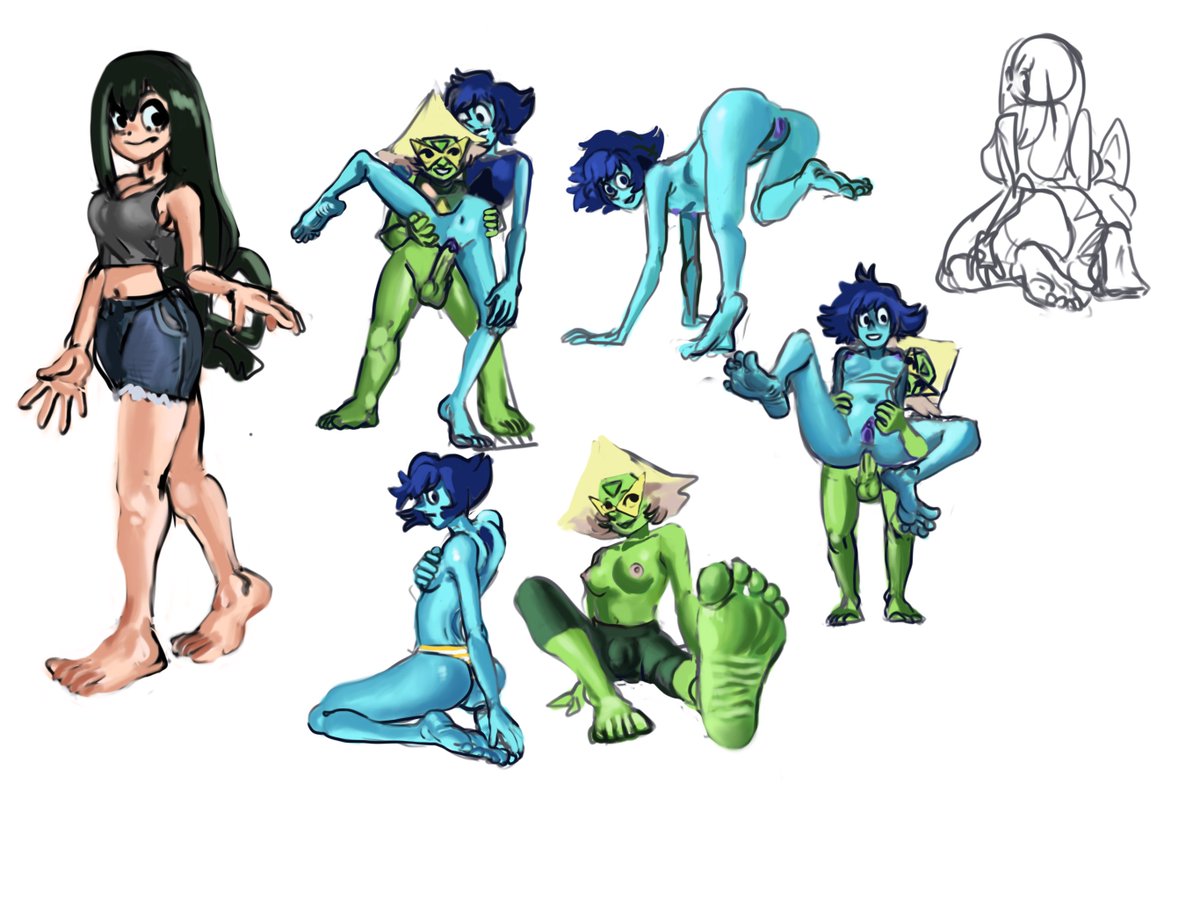 jaeyodesu's tweet photo. 💙💚🦶🏻Sketch page 🦶🏻💚💙#feet #anime #art https://t.co/uRMyJuSAtv
