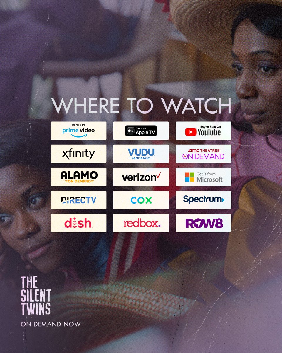 Discover the secret of #TheSilentTwins, on demand NOW.

🎥: watchthesilenttwins.com