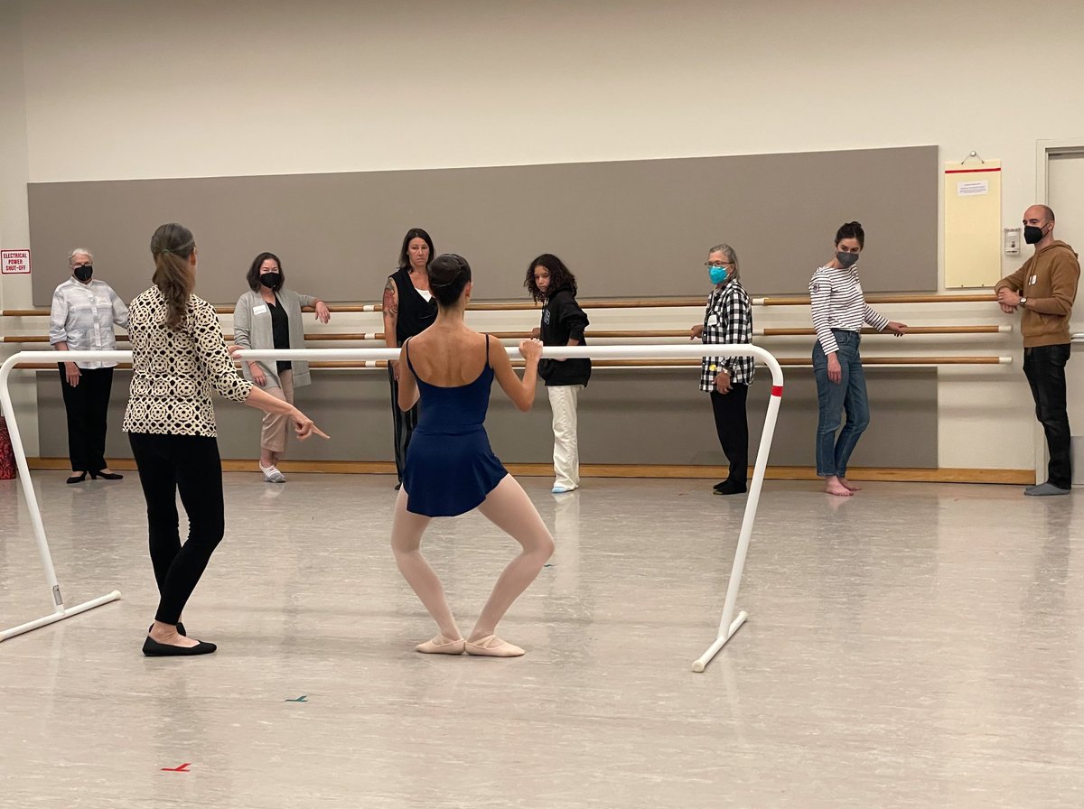 sfballet's tweet photo. Our #BalletBasics program is a great way for our community to get a firsthand understanding of the the history and practices of the art form. Last month participants even got to try their hand (and feet!) at a bit of a beginning ballet barre! https://t.co/siP1ZbFRHf https://t.co/ZHf8j49BKN