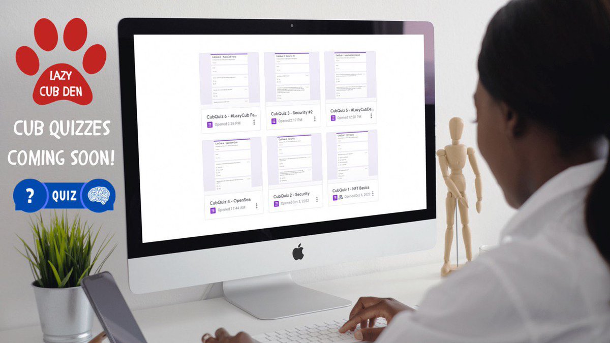 We’re cooking up some fun! An educational way to earn #LazyCubDen Discord Cub Paws! Redeemable for prizes in the Discord “Shop” - join the fun! 👇🏼 

discord.gg/lazycubden

#LazyCubTuesday #ROAR #roar