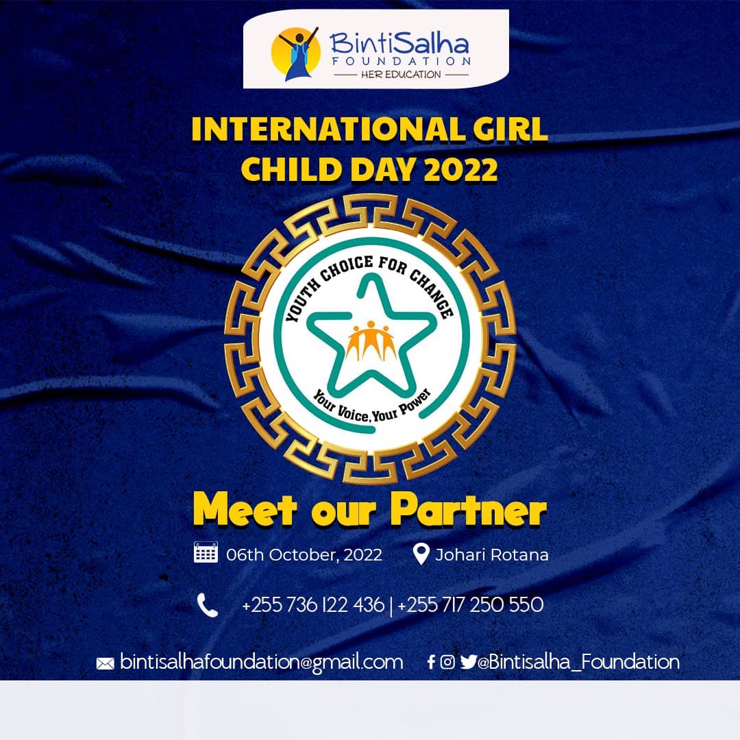 it’s our Pleasure to be recognized with @bintisalha_foundation as potential Partner during the Book launch stay tune to know more about it, We real recognize your effort on helping Adolescents Girls and Young women in Tanzania  <a href="/womenfund_tz/">Women Fund Tanzania Trust</a> <a href="/unwomen/">Maria A Reed Stacey</a> <a href="/joharirotana/">Johari Rotana</a> <a href="/voice/">່</a>.global