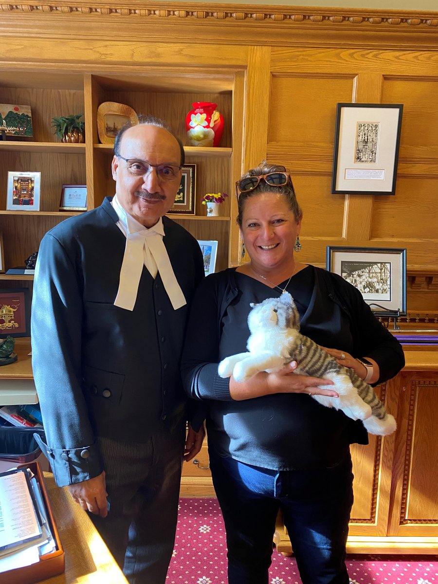 Look who came to visit today! @SussanneRS Sec Tres of  <a href="/bcfed/">BC Federation of Labour</a>
