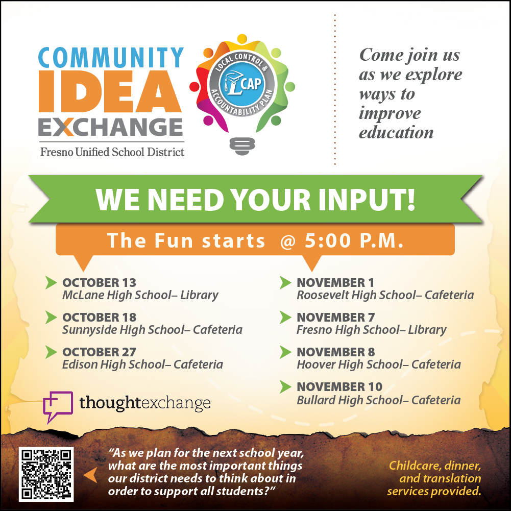 Fresno Unified on Twitter "It’s time to start planning for next year