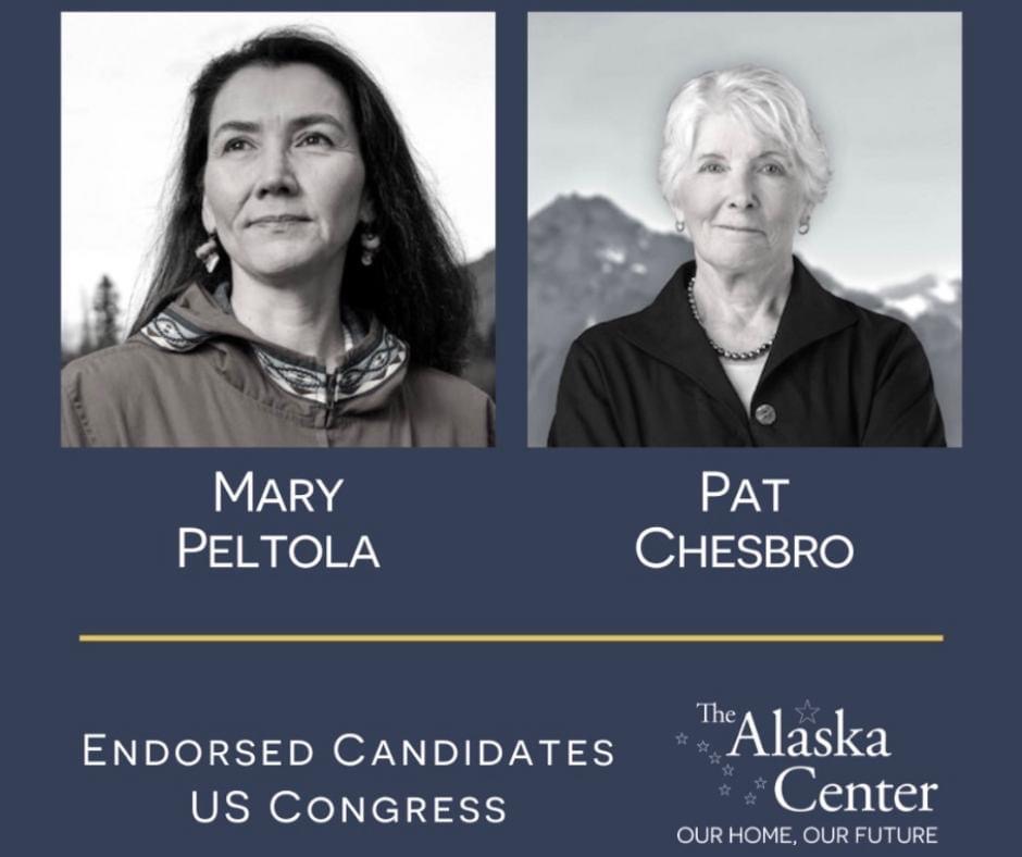 ChooseChesbro's tweet photo. Thanks so much to the Alaska Center for your endorsement. Alaska faces challenges as we modernize our infrastructure and our energy systems. The Alaska Center brings balance and science to the table. As your Senator, I'll trust the science, not deny it. #ChooseChesbro #1 https://t.co/6zvLFGsbFy