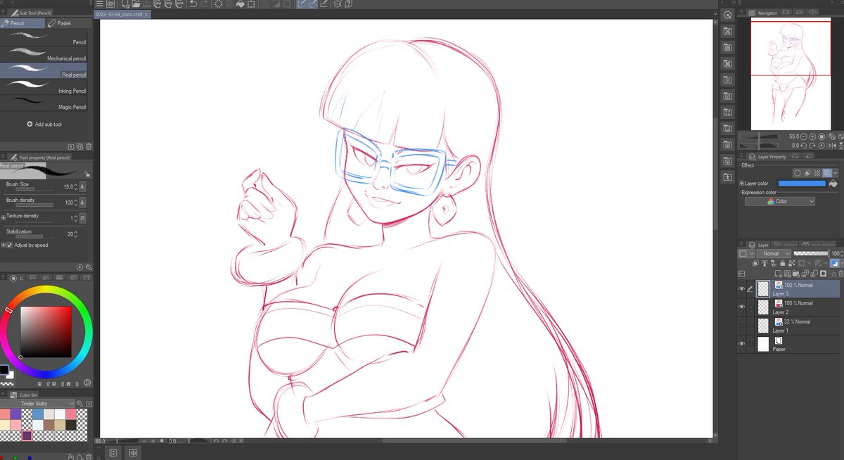 (wip) She really DOES give off Chel vibes, though! 