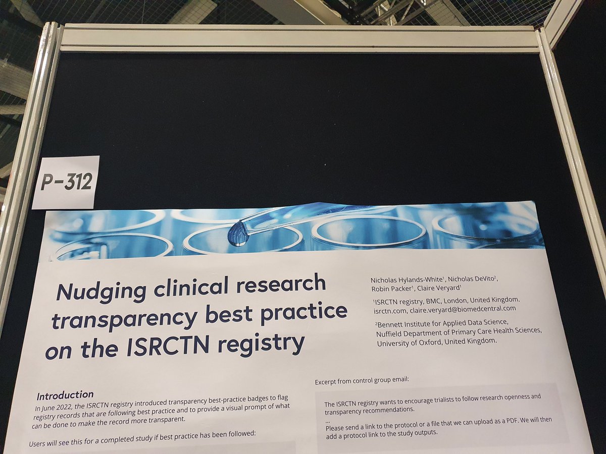 ISRCTN: the UK's Clinical Study Registry (@isrctn) on Twitter photo So many great posters at #ICTMC2022! You can check out the ISRCTN poster or get more information on the registry and relevant journals at the #SpringerNature stand. #BMC <a href="/MedicalEvidence/">General Medicine and Medical Evidence @ BMC</a> So many great posters at #ICTMC2022! You can check out the ISRCTN poster or get more information on the registry and relevant journals at the #SpringerNature stand. #BMC <a href="/MedicalEvidence/">General Medicine and Medical Evidence @ BMC</a>