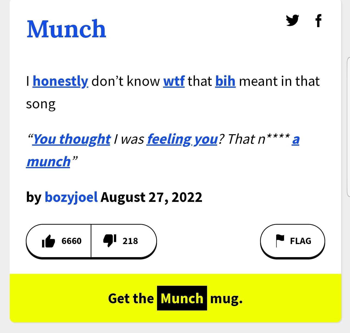 Urban Dictionary - munch 