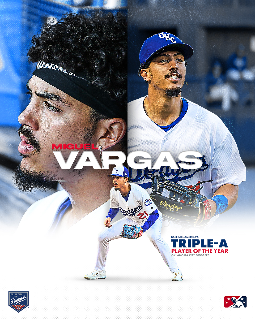 Oklahoma City Dodgers on X: Get ready to celebrate because  @BaseballAmerica's Triple-A Player of the Year is Miguel Vargas! Miggy was  one of eleven prospects in the minor leagues to bat 350