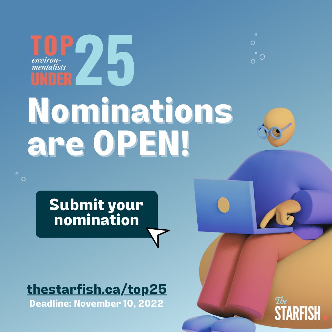 It’s that time of year again! We’re looking for #nominations for our annual Top 25 #Environmentalists Under 25 program. 👀🌱

Since 2010, we've run this #award program every year to #celebrate and reward young environmental #changemakers across the country.