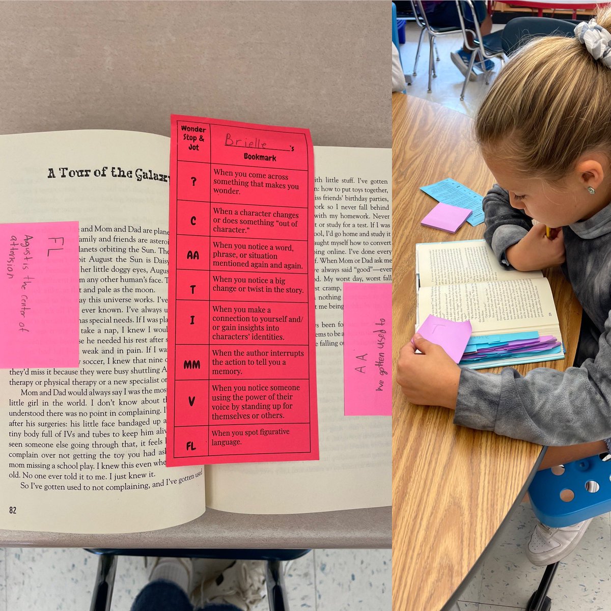 I’m so impressed with these insightful readers! These past few weeks we established our workshop routines, analyzed characters, and focused on stopping &amp; jotting our thinking. 📚✏️ 💬#readingworkshop #5thgrade #FHEbobcats