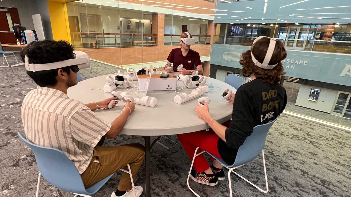 #ASU students at Learning Futures are developing a VR learning space called Huddle that will be tested by an ASU class this semester.

Huddle is an instructor-led virtual learning experience running on new technology that will be used as a teaching tool. ow.ly/8fm850KYLMm