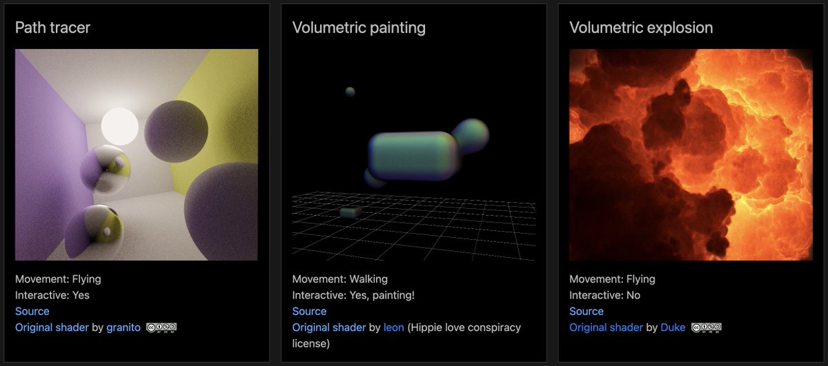 I'll be updating shaderworlds.com soon. Looking for ideas - any particular shader you want to see in VR?

#threejs #shaders #webxr