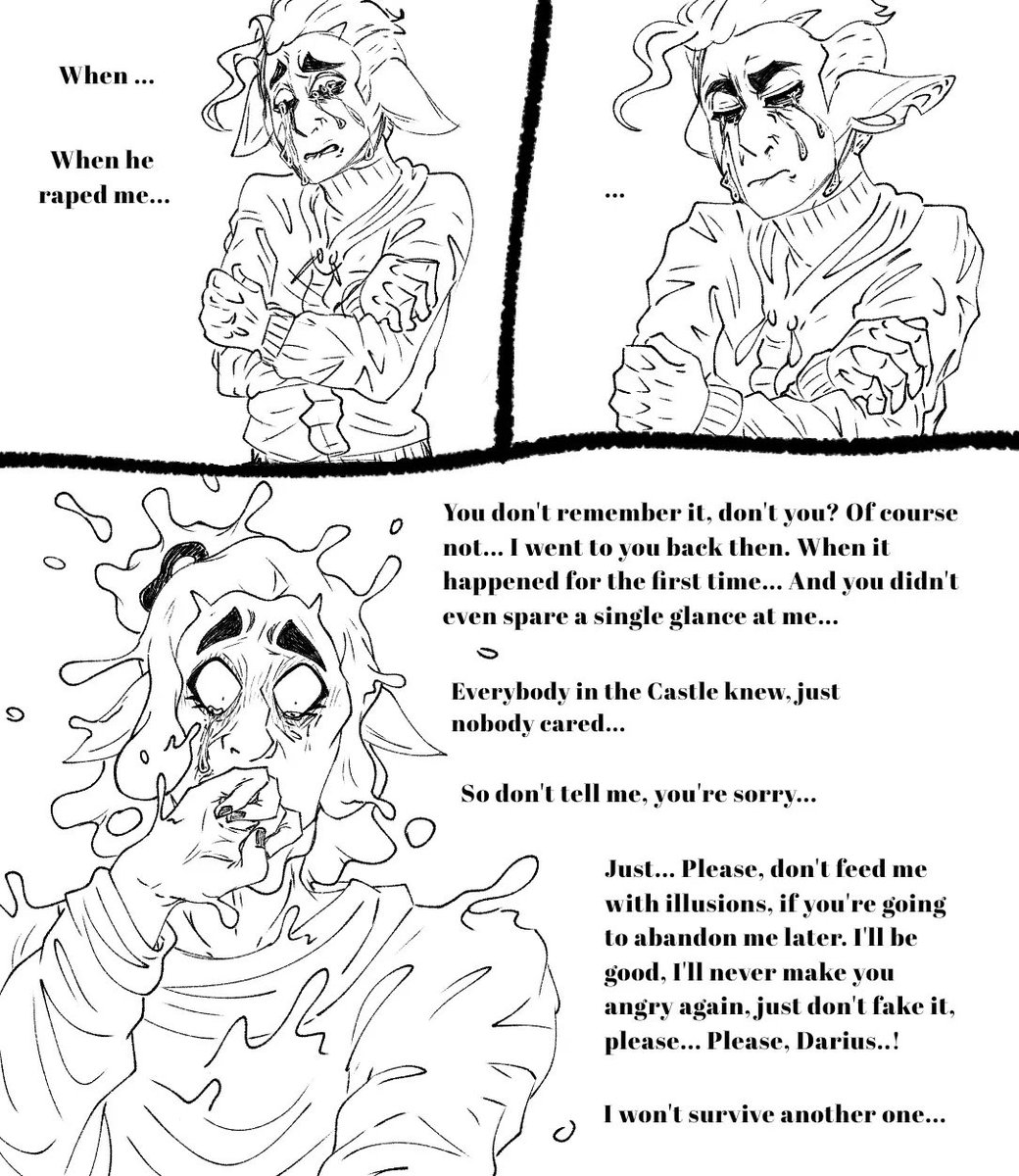 NeNuru666's tweet photo. Part 2 of Dadrius week, warning, mentions of child abuse and sexual abuse
#dariusdeamonne #dariustolh #huntertoh #hunterdeamonne #dadrius #dadriusweek #dadriusweek2022 #toh #theowlhouse #angst #fanart #art https://t.co/LQomjM0xHg