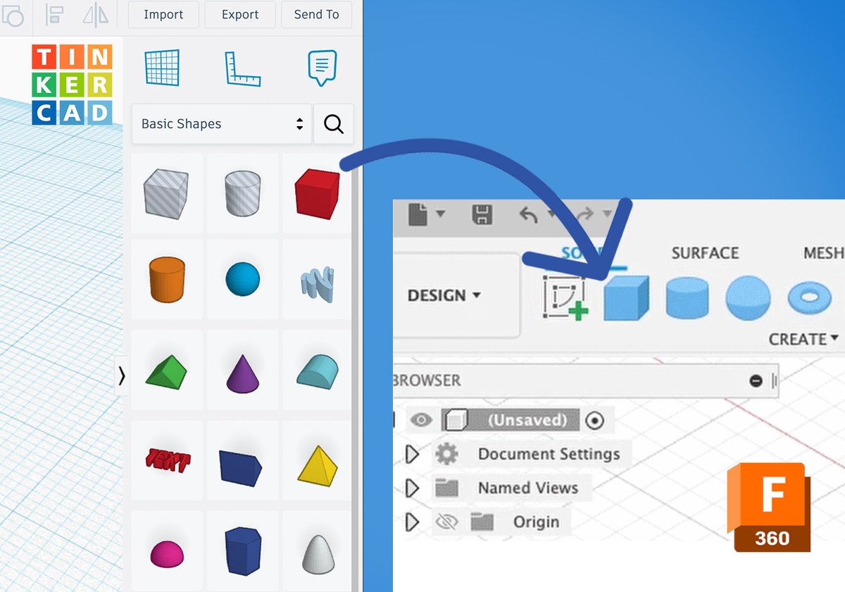 Learn how to make your @adskFusion360 experience similar to @Tinkercad 💻 🖱️

tinkercad.com/blog/fusion-se…

#TeachWithTinkercad #Fusion360