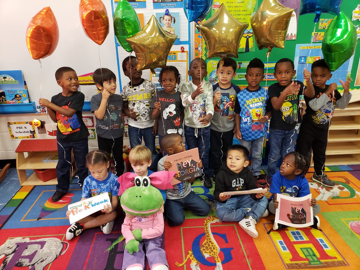 MtCarmelES_HCS's tweet photo. 2nd day of #GaPreKWeek! Our PreK Mustangs wore their favorite characters and made The Perfect Peach Slime! #MustangsRock
#ExpectEarlyLearningHCS @HenryCountyBOE @KrystalLRichter @cmjonesx2 @Mr_Bsclass @ShandraSupports @iammrsbolds https://t.co/XmLCFcxjZ9