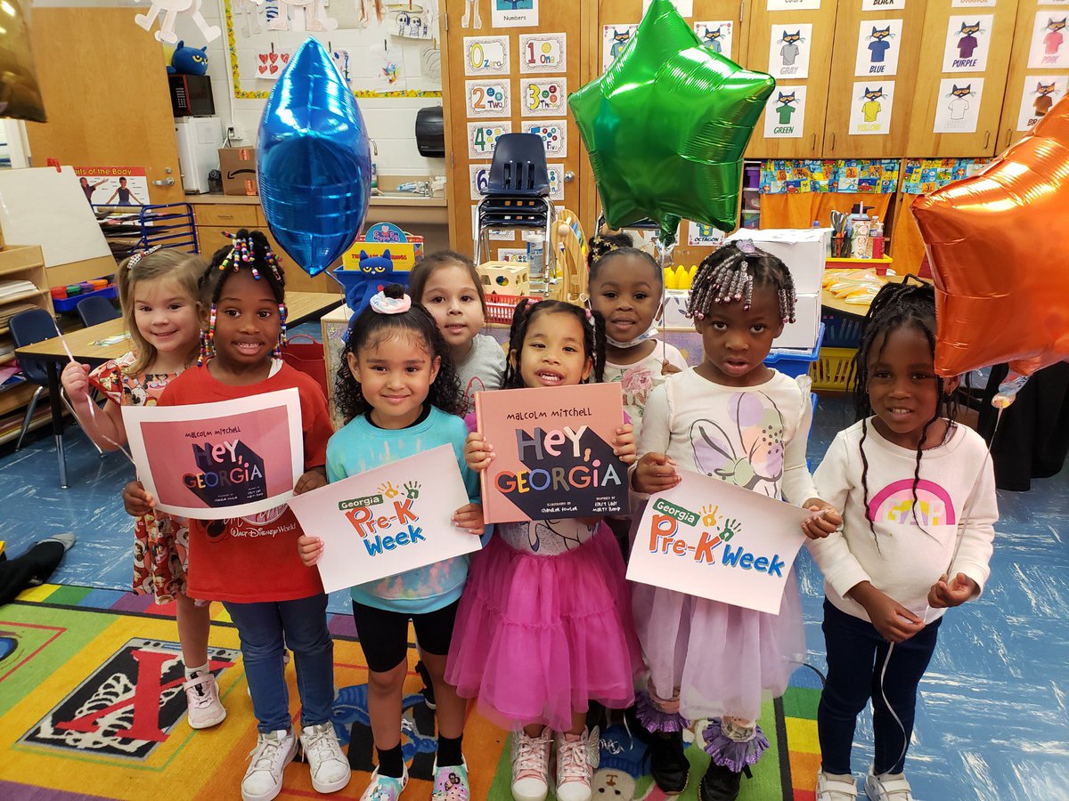 MtCarmelES_HCS's tweet photo. 2nd day of #GaPreKWeek! Our PreK Mustangs wore their favorite characters and made The Perfect Peach Slime! #MustangsRock
#ExpectEarlyLearningHCS @HenryCountyBOE @KrystalLRichter @cmjonesx2 @Mr_Bsclass @ShandraSupports @iammrsbolds https://t.co/XmLCFcxjZ9