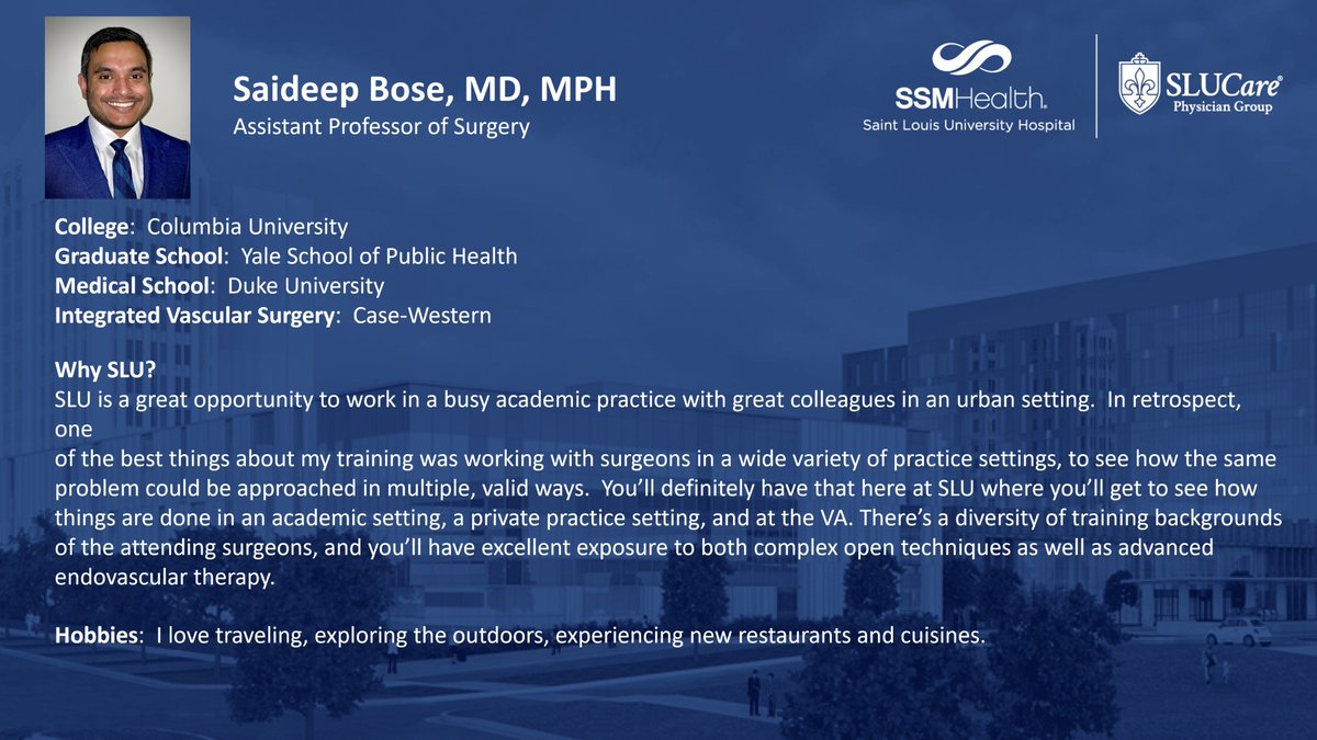 Saint Louis University Vascular Surgery tweet media