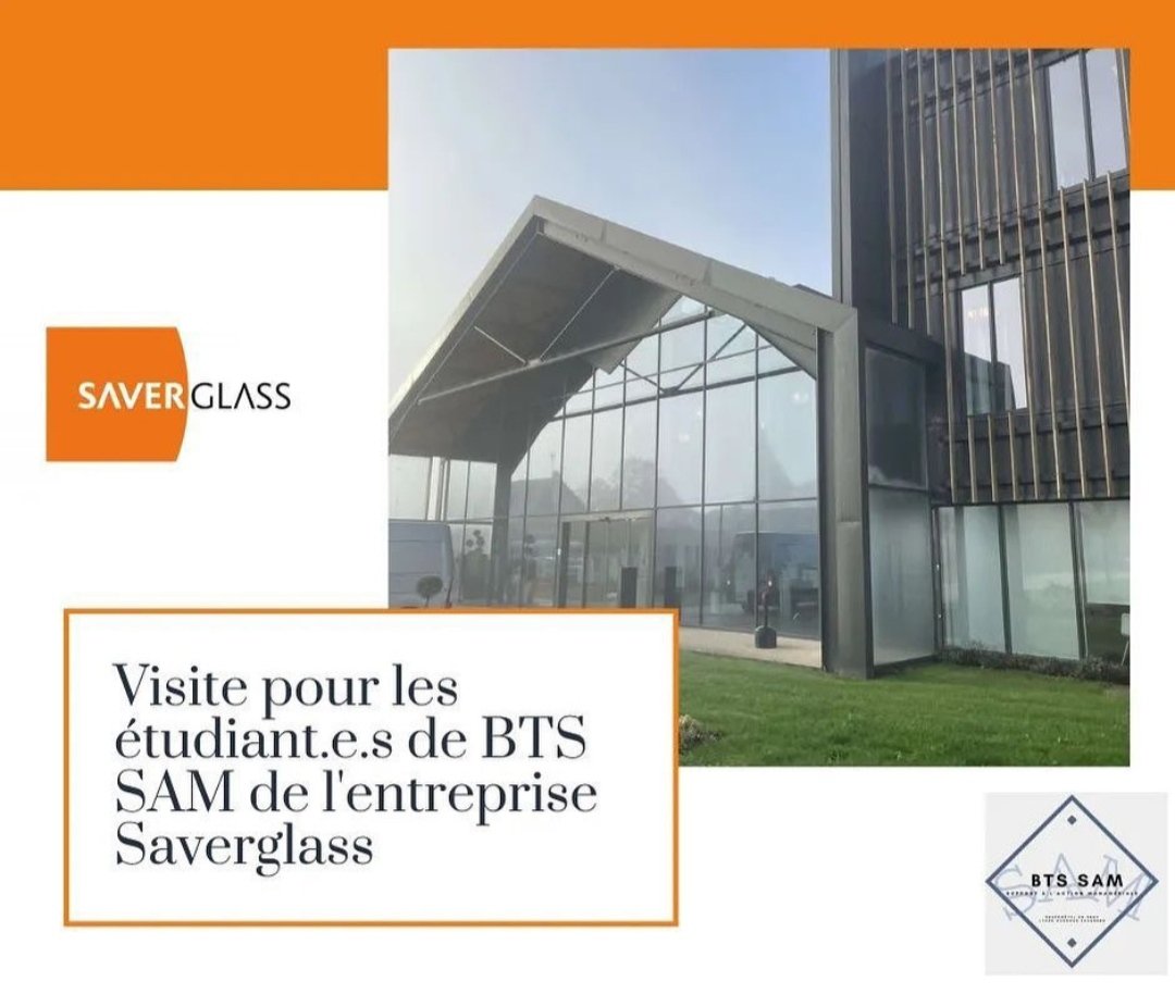 Ce mardi 04 octobre, les étudiants de 1ère et de 2ème année, ont été accueillis par l'entreprise SAVERGLASS, située à Feuquières durant toute une journée. 

#lycee #brassens #btssam #saverglass
