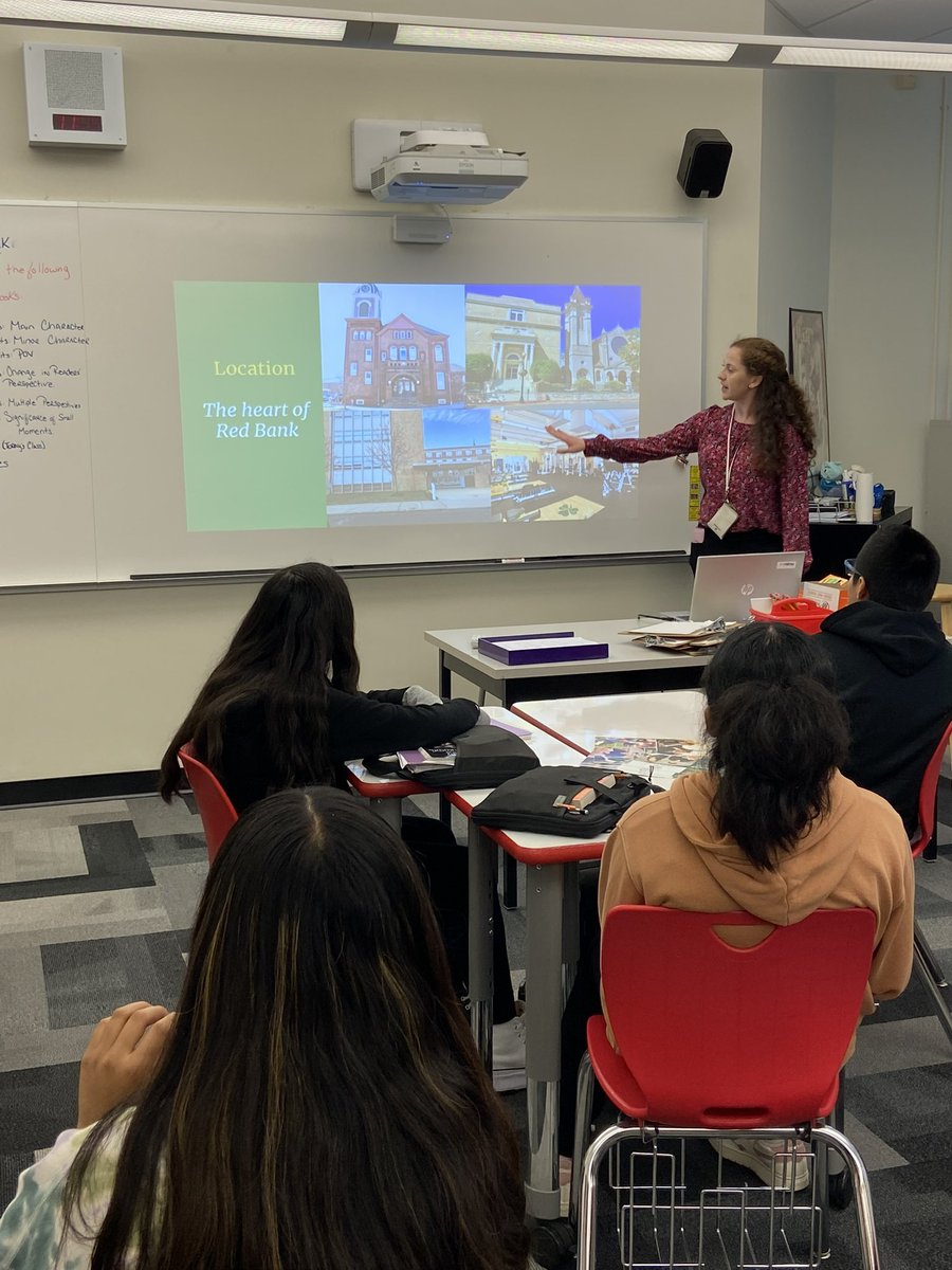 RBMSCounselors's tweet photo. Continuing our week of high school information sessions at RBMS- today we welcomed Red Bank Catholic to discuss their private school right here in Red Bank as an option for our 8th graders next year! https://t.co/bBEMfzgDrL