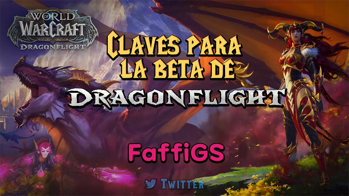 Faffiqt's tweet photo. Aun no tienes beta para Dragonflight y te gustaría participar por una clave? 🎁🐉
SORTEO #Dragonflight x 2 Beta Key🎉

Para participar:
✅Follow @Faffigs 
❤️Like a este post
🔁Retweet a este post

2 ganadores serán anunciados el 06 de Octubre
Buena suerte! 🖤#Warcraft https://t.co/sZX6bpp8N8
