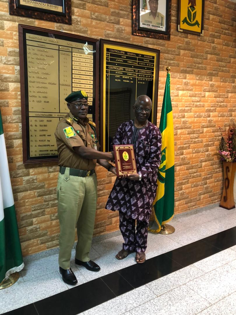 CorrectionsNg's tweet photo. Visit of the Committee on the implementation of the recommendations of report of the presidential committee on special detainees linked to Boko Haram Insurgency to the CGC https://t.co/0vkXv5TBkJ