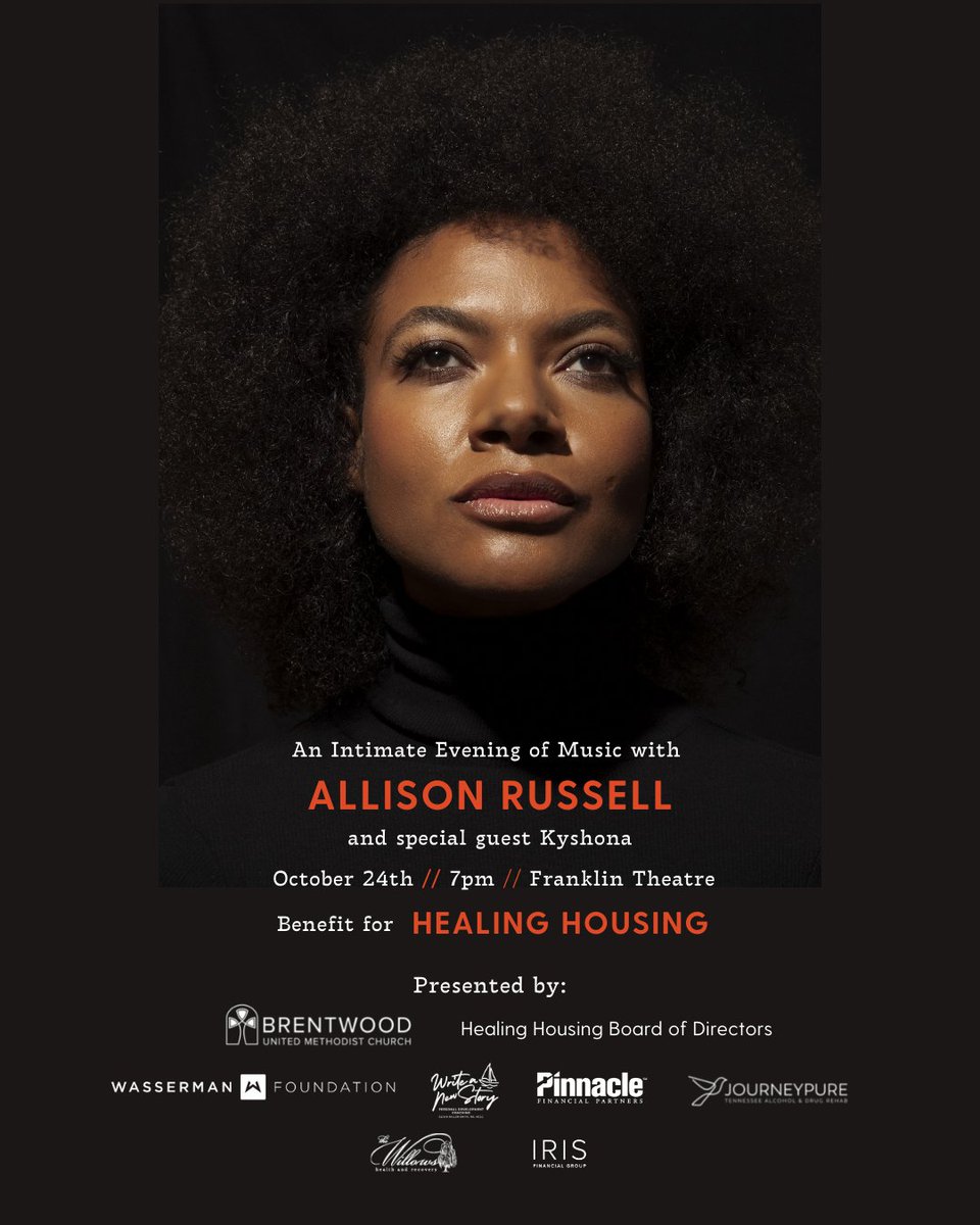 Remember to purchase your tickets for An Intimate Evening of Music with @outsidechild13 & special guest @kyshona, on October 24th at 7p.m. at @FranklinTheatr. Unfamiliar with Allison & Kyshona? We've got you covered. 🎶: youtube.com/playlist?list=… 🎟: bit.ly/HHAllisonRusse…