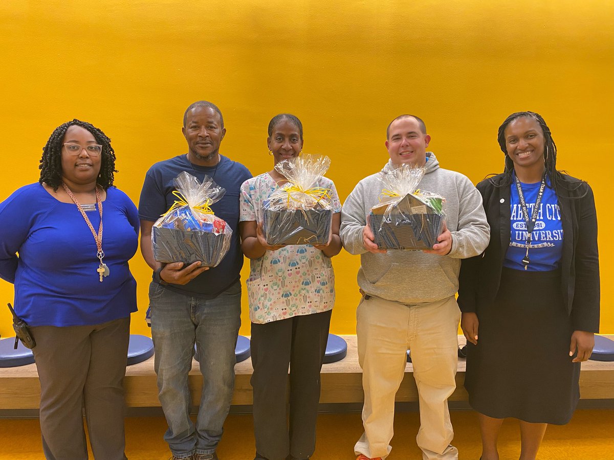 Yesterday, we celebrated our Custodians for the phenomenal job they do everyday <a href="/AhoskieES/">Ahoskie Elementary School</a> to make sure our building is clean and safe for our Scholars and Staff.