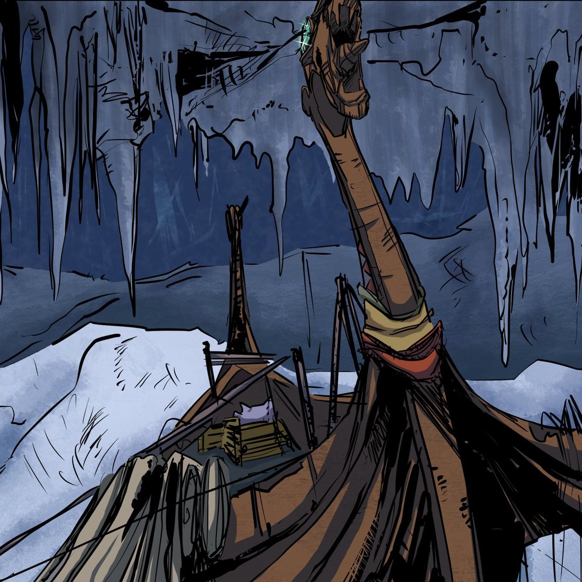 BrokenIconComic's tweet photo. Something lurks beneath the ice! #iceharbinger is coming in 2023. This creative team is slaying on this book! #makescomics #graphicnovels #comics #comicbooks #independentcomics #independentpublishing https://t.co/dEndpT1XTw