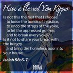 Image for the Tweet beginning: Have a blessed Yom Kippur.