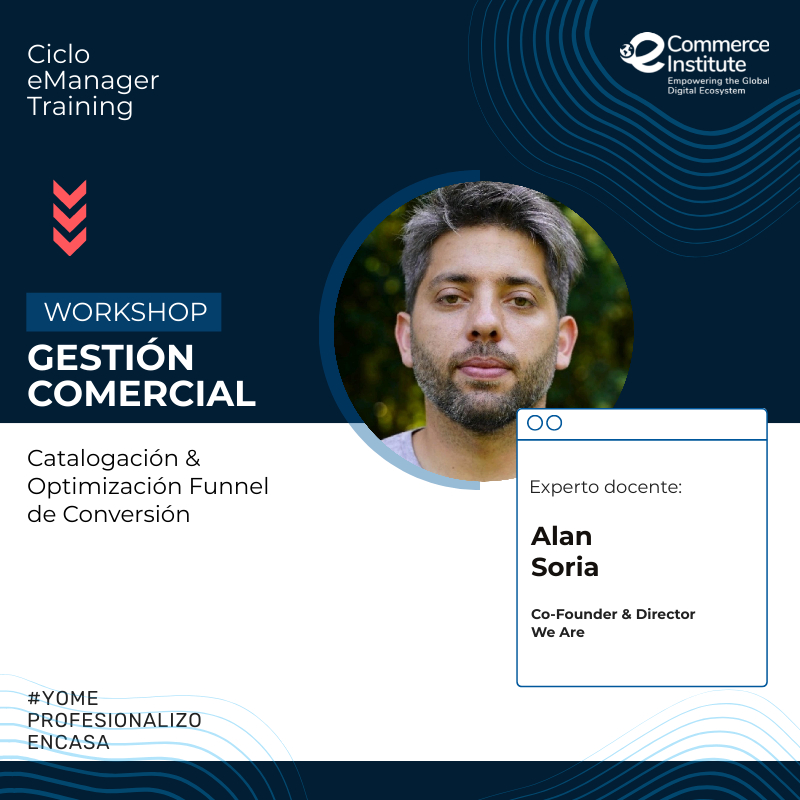 einstituto's tweet image. 🔊Súmate al #Workshop Gestión Comercial.

Desarrolla tus habilidades digitales para la gestión comercial de una #tiendaonline.

🗓️ Inicio: 13 de Octubre
📚 1 mes / 3 clases en vivo 100% online

🔎Más info my.mtr.cool/rwitketyjh

#funneldeconversion #buyerjourney #ecommerce