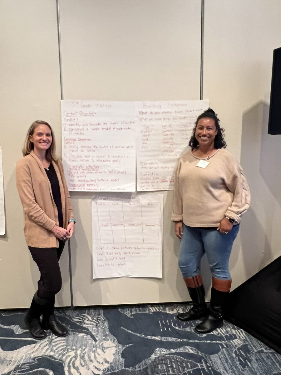 OHarold74's tweet photo. It was fun learning with one of York County’s newest ESL teachers, Cara and our Instructional EL Coach, Alexis at CAL SIOP training today. We have great strategies to share to support our English Language Learners! @YCSD https://t.co/DtDTDs5g0N