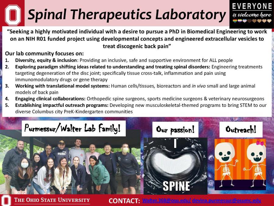 PurmessurLab's tweet image. We are recruiting highly motivated graduate students for our lab! For more about us, please visit our website: bme.osu.edu/purmessur-spin…

Please retweet and share with your students! :)