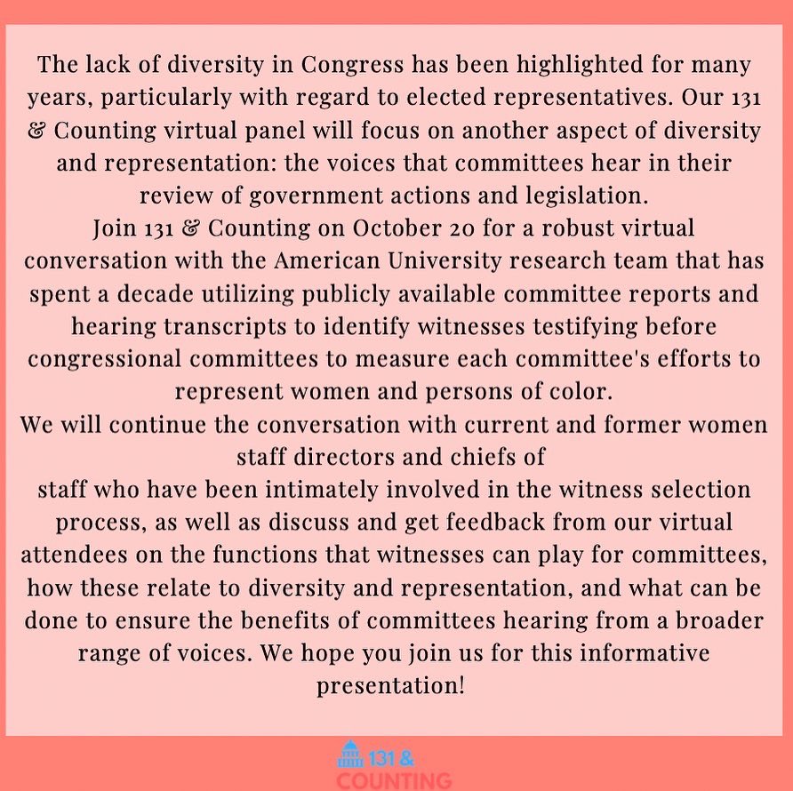 We are excited to invite you to our live webinar- “How Representative is the Legislative Process?”- taking place on October 20 from 12:00-1:00pm ET. If you are interested in joining click the link in our bio! #seatatthetable #representativedemocracy