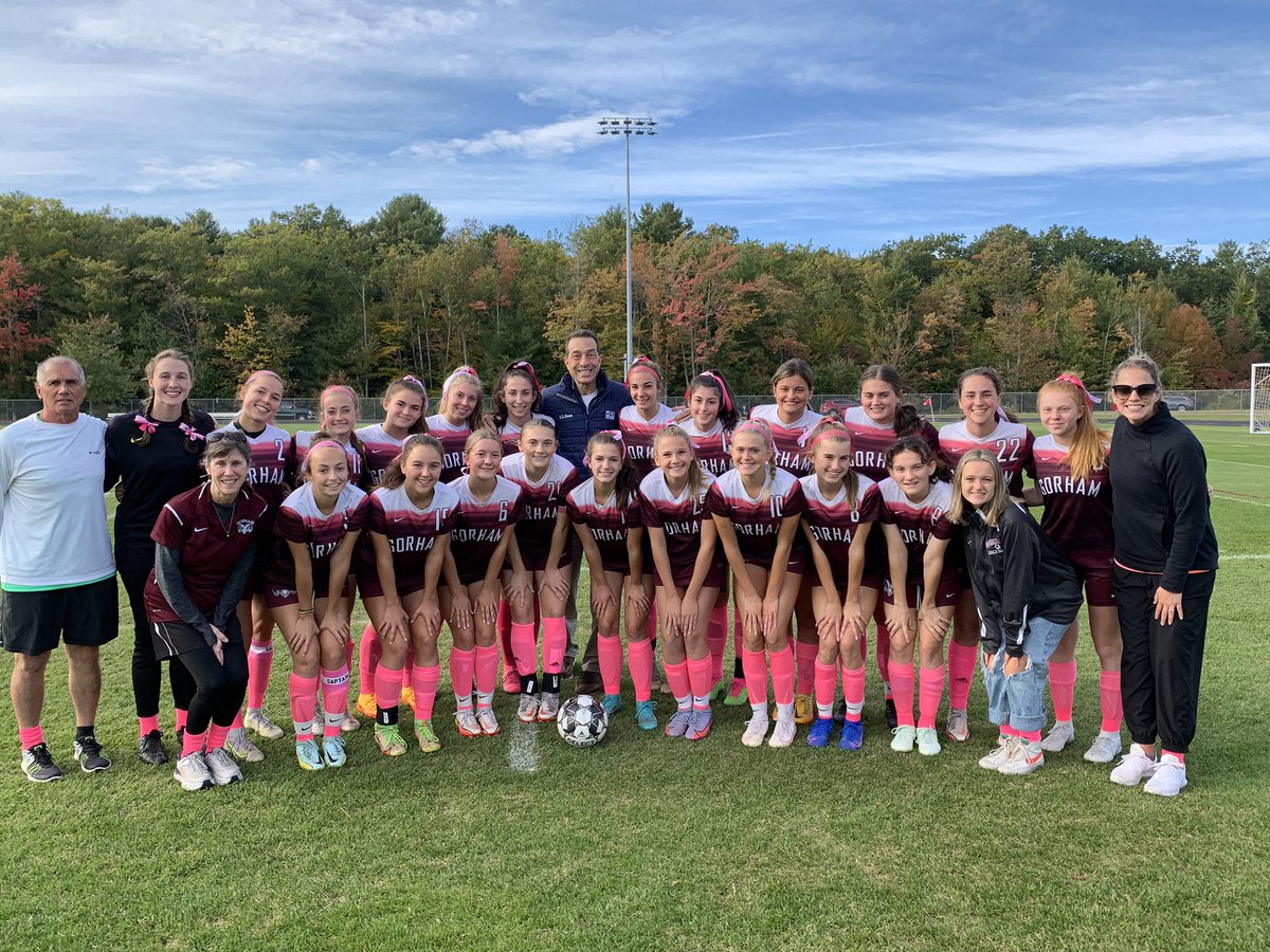 DaveEidWGME's tweet photo. A special ❤️ heartfelt thank you to the Gorham Girls Soccer team for today’s Breast Cancer Awareness Game. Proceeds are benefiting the Lisa Eid Memorial Scholarship Fund which will go to a Maine H.S. Senior this coming March! @gorhamrams https://t.co/WC5RhAXnYL