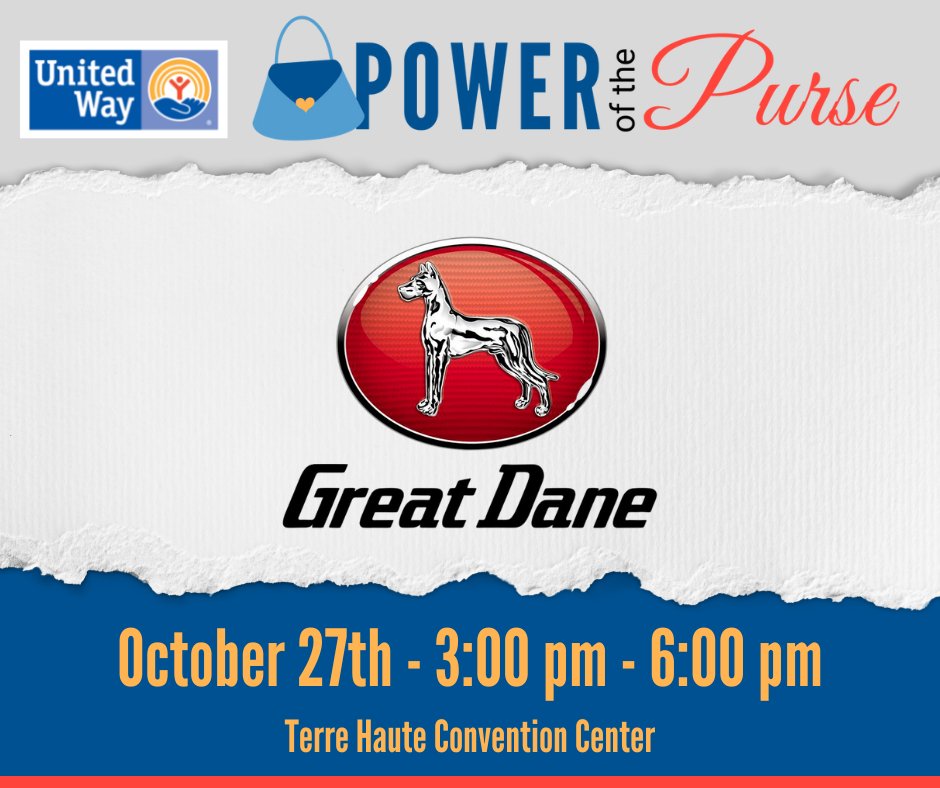 Thank you to Great Dane for being a Supporting Sponsor of the United Way's Power of the Purse event benefitting Success By 6.  Your investment in our community is appreciated!