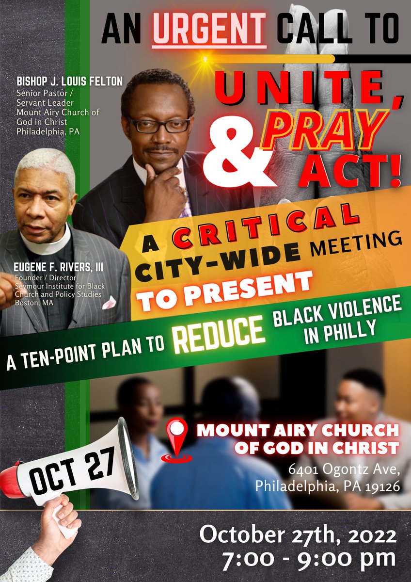 Eugene F. Rivers III tweet media