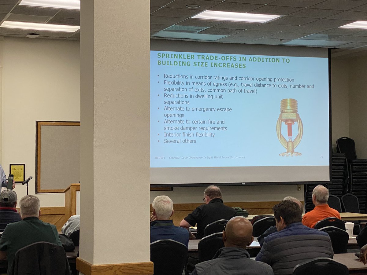 Day 2 at the NEBOEA in Amherst , MA listening to awesome Mathew Hunter of AWC! <a href="/woodcouncil/">American Wood Council</a> <a href="/IntlCodeCouncil/">IntlCodeCouncil</a>