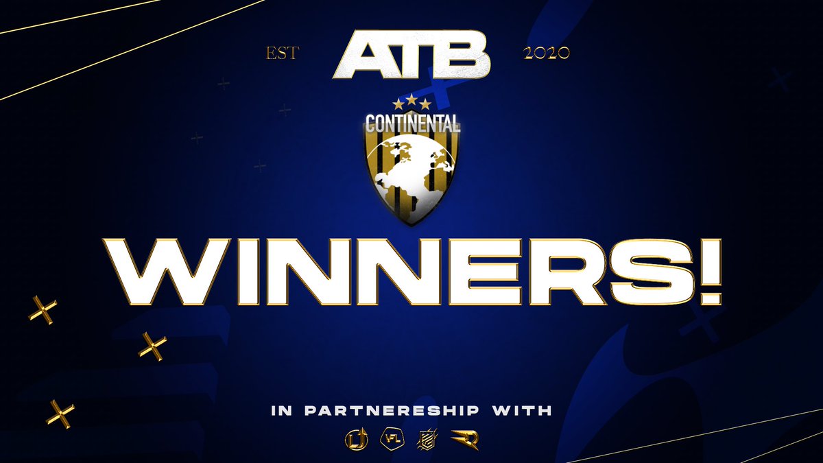 🏆ATB WINNERS🏆

Sorry for the late post!

Last nights winners of the 8 team 🔵 #PlayStation tournament!

<a href="/ContinentalAFC_/">Continental AFC</a> 🔥👏

Well done guys, hope to see you again in future events!

Join our discord!👇

🔗discord.gg/atb

#FIFA23 #11v11 #ProClubs #eSports