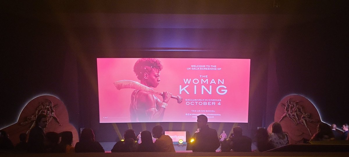 Wow! What a film and what a night! Had a wonderful time last night! Thanks @GPBmadeit 

Everyone better go watch this film !!! #TheWomanKing