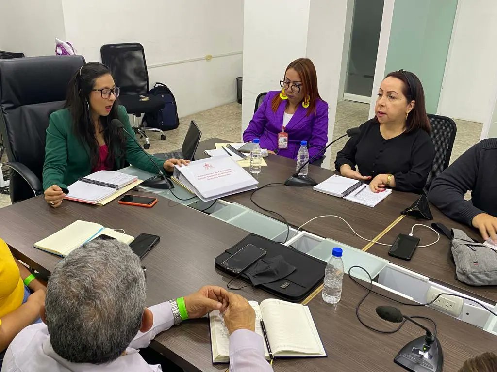 MOSUPDIS22's tweet photo. La Sud comisión para la protección social de las personas con Discapacidad de la @AsambleaVE el @Conapdis y la #Mjgh instalaron mesa de trabajo para edificar un conjunto de leyes en pro del sector con discapacidad. @NicolasMaduro @HectoRodriguez @Conapdis @sramirez_fp https://t.co/8UUWjI9bj0
